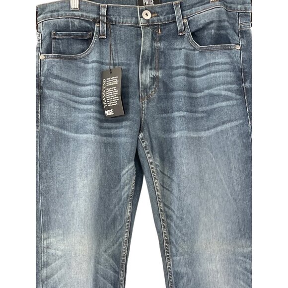 Paige Mens Lennox Slim Fit Denim Jeans Transcend Fabric size 33 $199 NWT Stretch - Picture 3 of 15